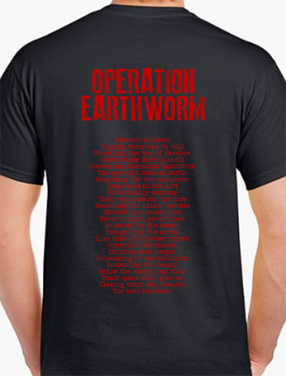001 - T-shirt - Operation Earthworm